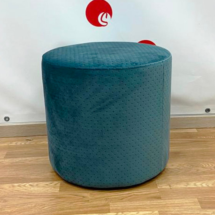 Ottoman ROUND (Velvet group 4 fabric) (Several GB available.) Ottoman ROUND (Velvet group 4 fabric) (Several GB available.)